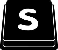 Brand Sublimetext Stencil Svg Design File, Free Vectors File